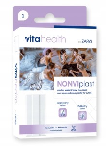 Plaster włókninowy NONVIplast + nożyczki do cięcia